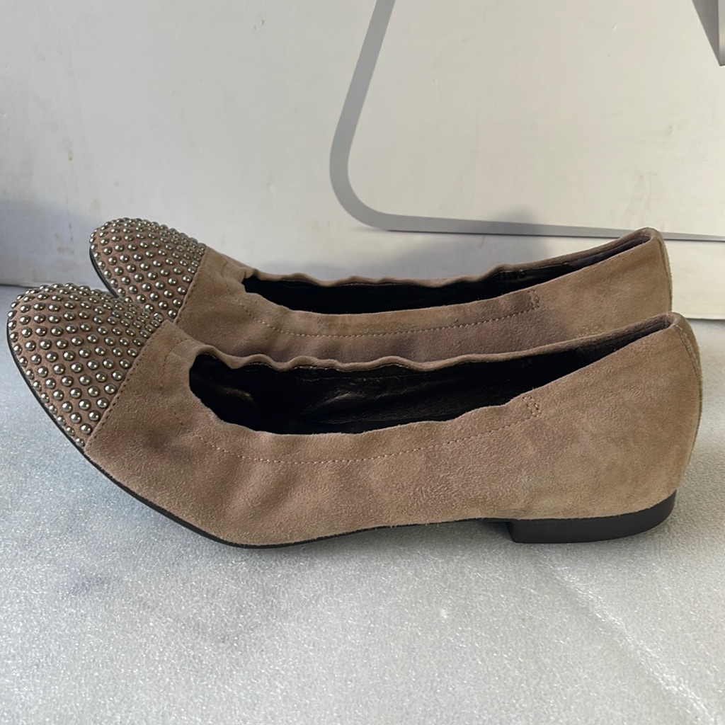 Agl Blakely Studded Cap Toe Ballet Flats